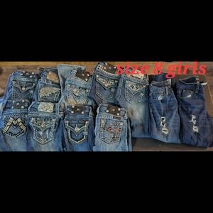 Girls' Blue Denim Jeans Collection